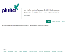 Tablet Screenshot of pluna.com.uy